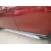 Защита порогов - площадка для BMW X3 (2003-2010).